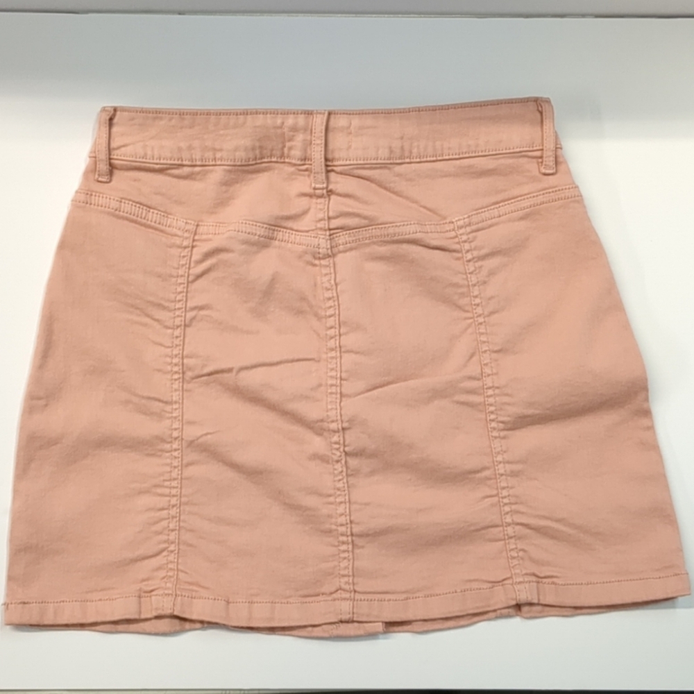 Forever 21 Pink A-Line Mini Denim Skirt - Picture 2 of 6